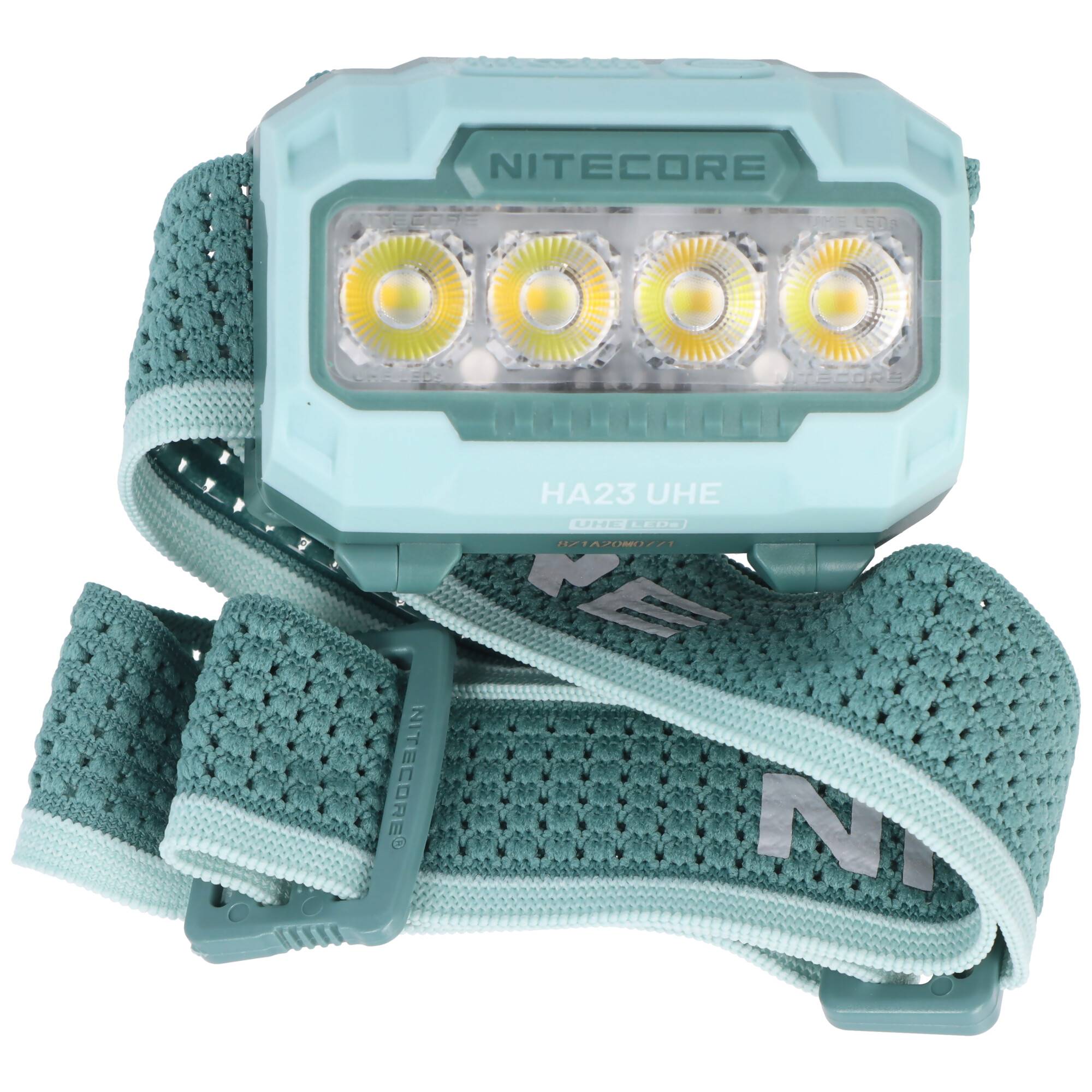 Nitecore HA23 UHE LED-Stirnlampe, 600 Lumen, 132 Meter Leuchtweite, 4 Lichtquellen und 2 Energieoptionen grün