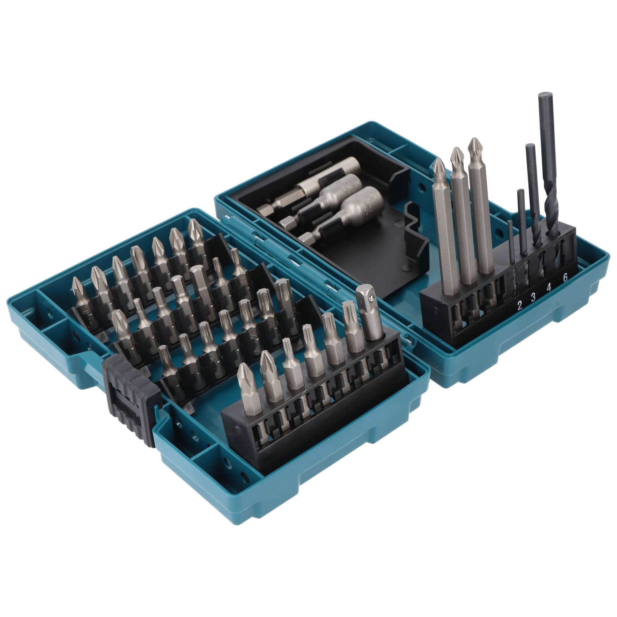 Makita Bohrer-Bit-Set 38tlg., kompaktes Allround-Set für präzises, sauberes Arbeiten