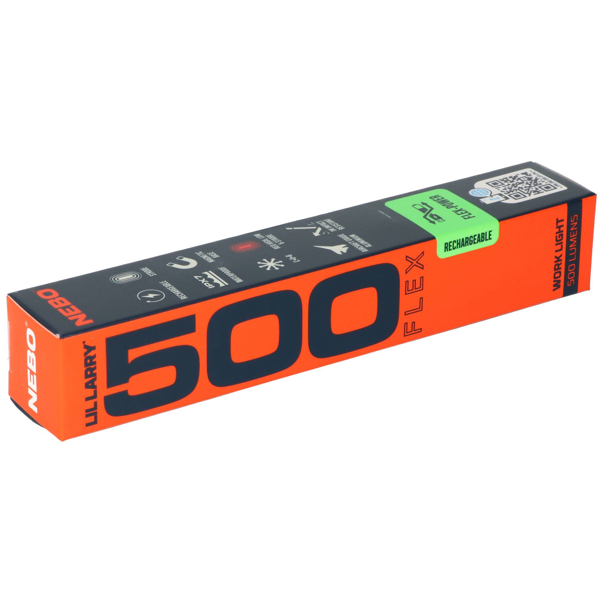NEBO Lil Larry 500 FLEX – Kompakte 500-Lumen Arbeitslampe