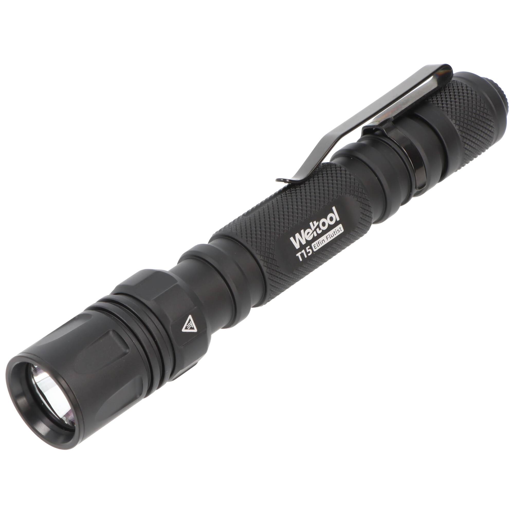 Weltool T15 – taktische LED-Stiftlampe mit 1.400 Lumen und 464 m Reichweite (schwarz)