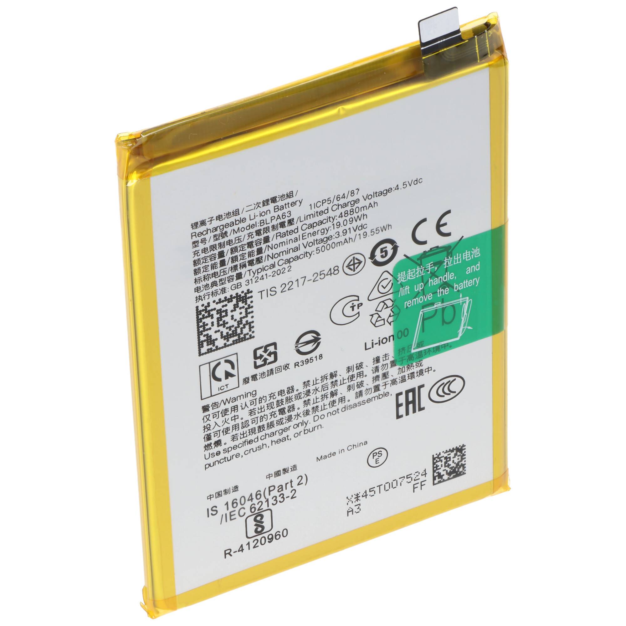 Blaue Stirnlampe mit verstellbarem Riemen, gezeigt mit drei AA-Batterien, einer Aufbewahrungstasche und einem blauen Clip. Geeignet für Outdoor-Aktivitäten.