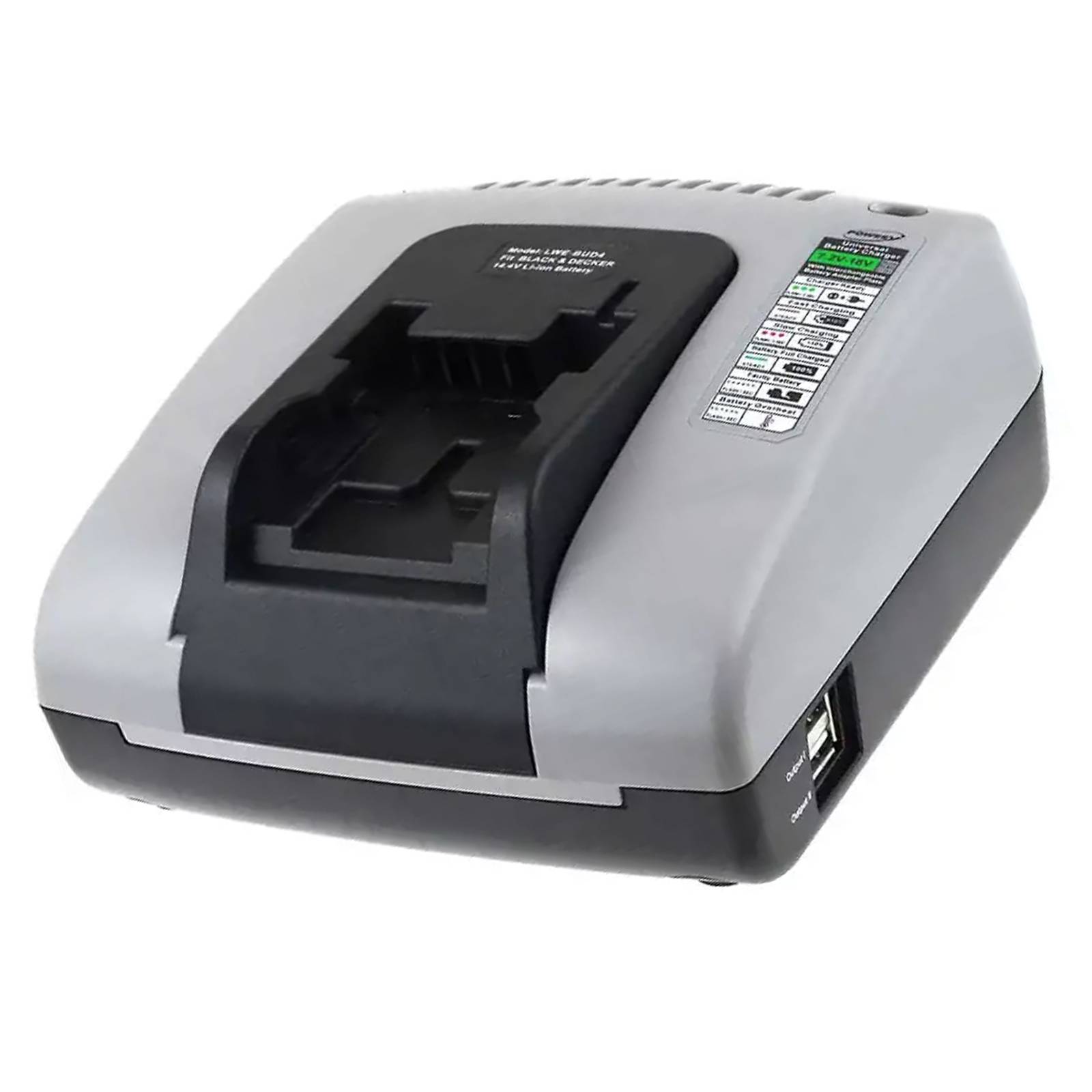 Ladegerät passend für Black & Decker EPL14K, A1514L, ersetzt Black & Decker 90551475