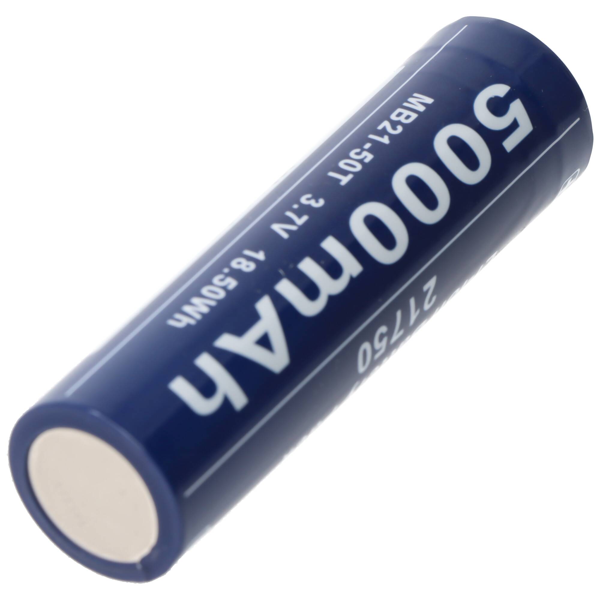 21700 Li-ion Akku 5000mAh, 21750, USB-C, max. Entladestrom 25A, 76,8 x 21,2mm
