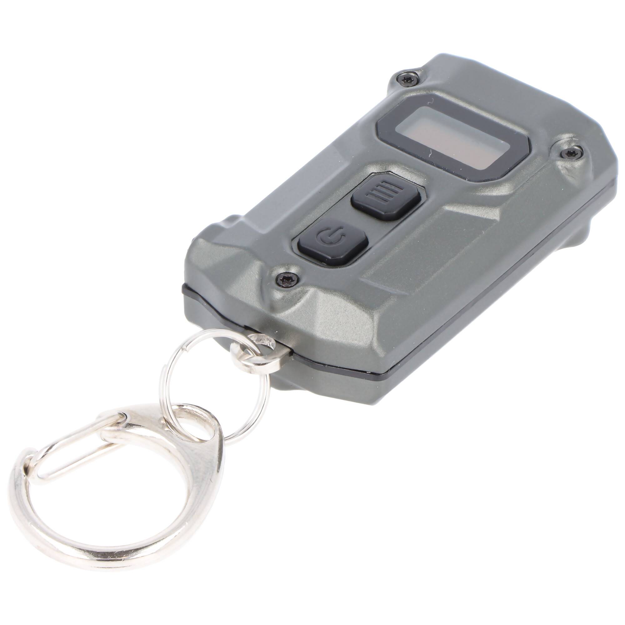 Nitecore TINI 3 Mini LED-Taschenlampe, für den Schlüsselbund, MCT UHE LEDs, 600 Lumen, wiederaufladbar Grau