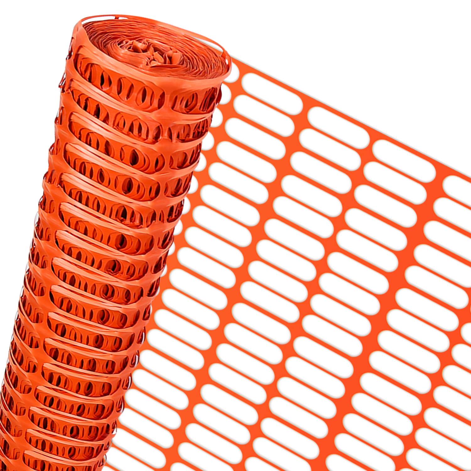 1 Stück Absperrzaun Bauzaun Warnnetz Sicherheitszaun mobiles Netz Kunststoff Fangzaun Hühnerzaun Geflügelzaun-1x30m orange
