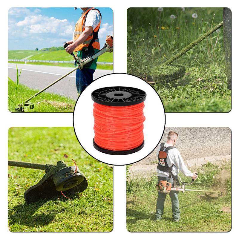 Trimmerfaden Mähfaden 2,0 mm rund 100 m Nylon für Rasentrimmer und Freischneider