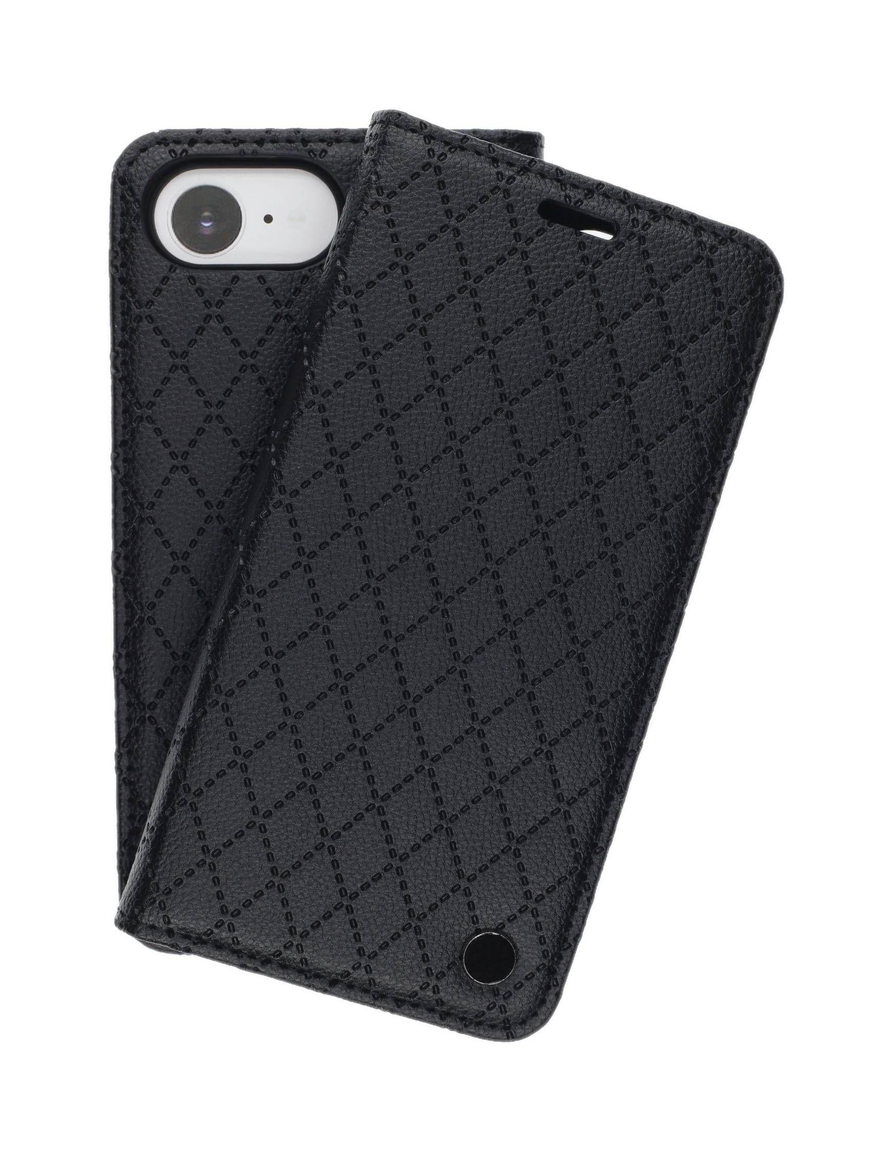 JAMCOVER Bookcase Style Schwarz für Apple iPhone 16e, iPhone 17e