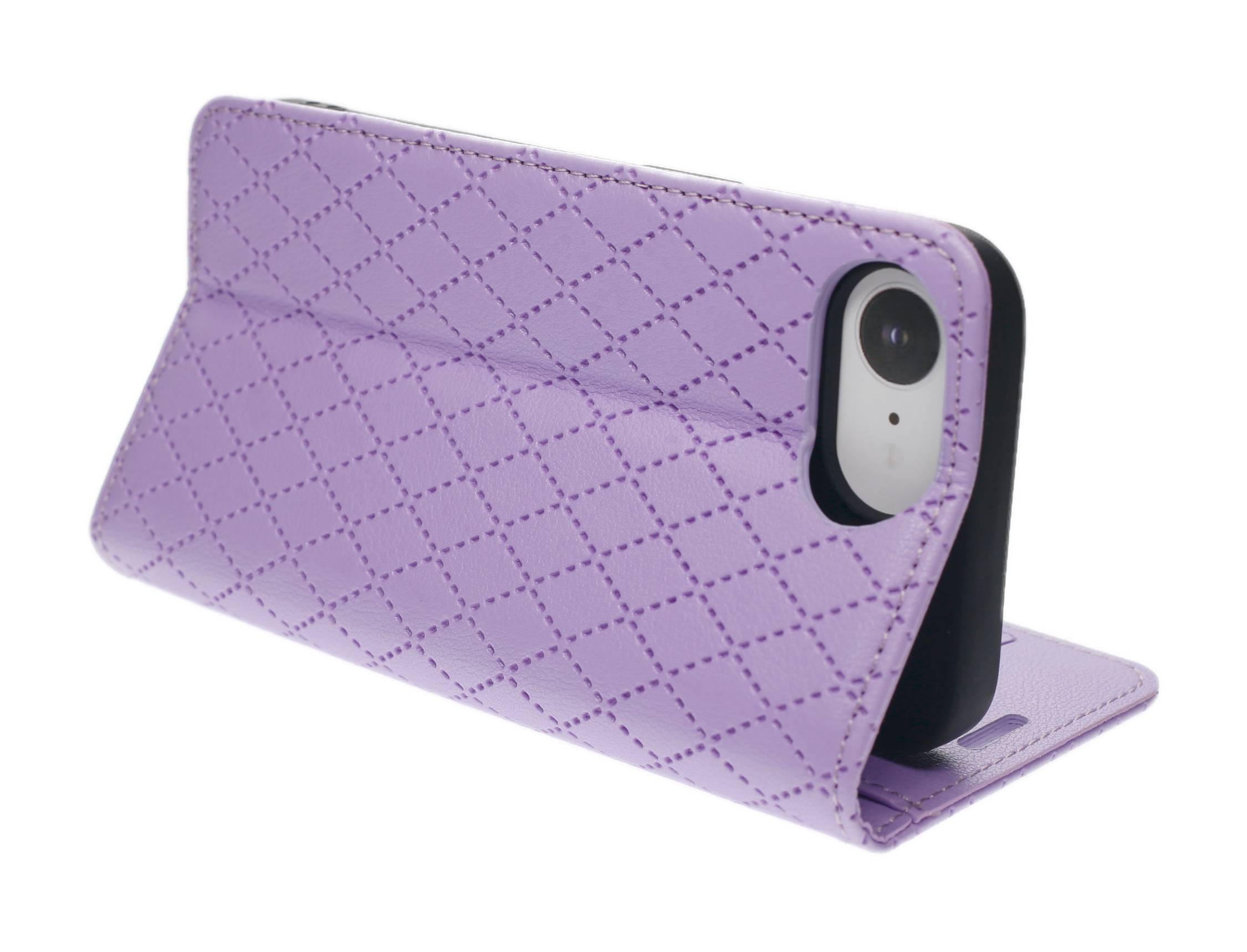JAMCOVER Bookcase Style Violett für Apple iPhone 16e, iPhone 17e