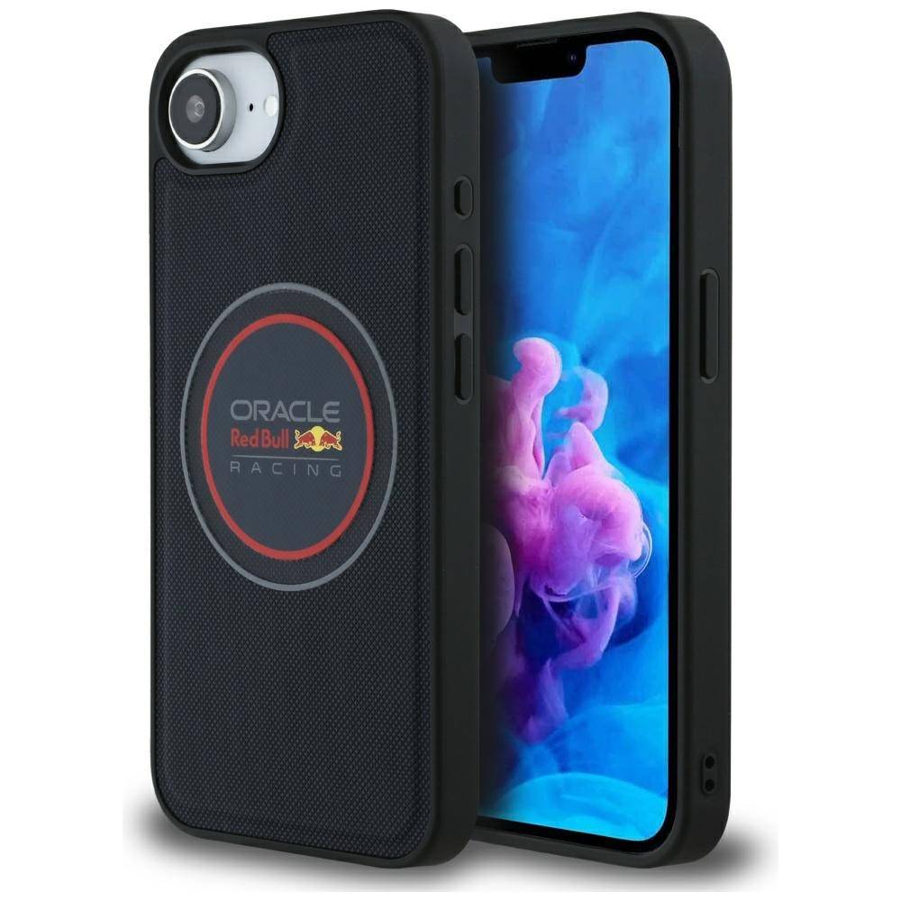 Ein Smartphone mit schwarzem Gehäuse zeigt das Logo 