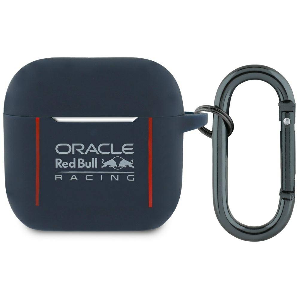 Navy-blaues AirPods-Etui mit dem Logo „Oracle Red Bull Racing