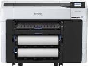 Ein Großformatdrucker mit Doppelpapirrollen, entwickelt für professionelle Druckaufgaben, von Epson.