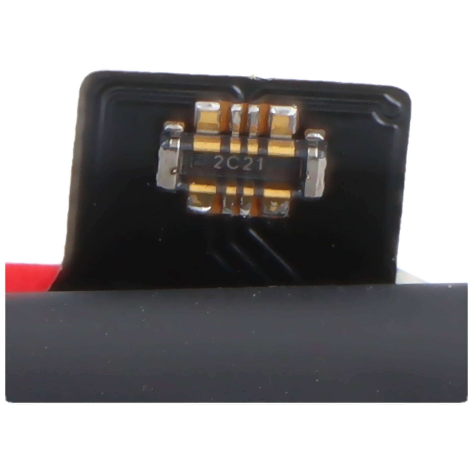 Ein Nahaufnahmebild einer elektronischen Komponente mit einer 