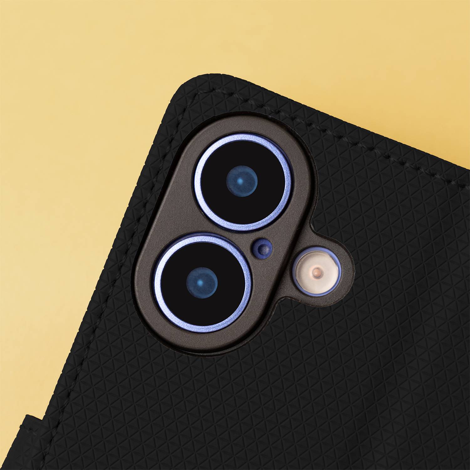 JAMCOVER Bookcase Pyramid Schwarz für Apple iPhone 17