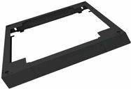 Ein schwarzer rechteckiger Rahmen mit breitem Rand, möglicherweise für einen Anzeigebildschirm oder ein Panel.