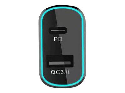 MicroBattery CoreParts - Auto-Netzteil - 63 Watt - 5 A - Fast Charge, PD, QC 3.0