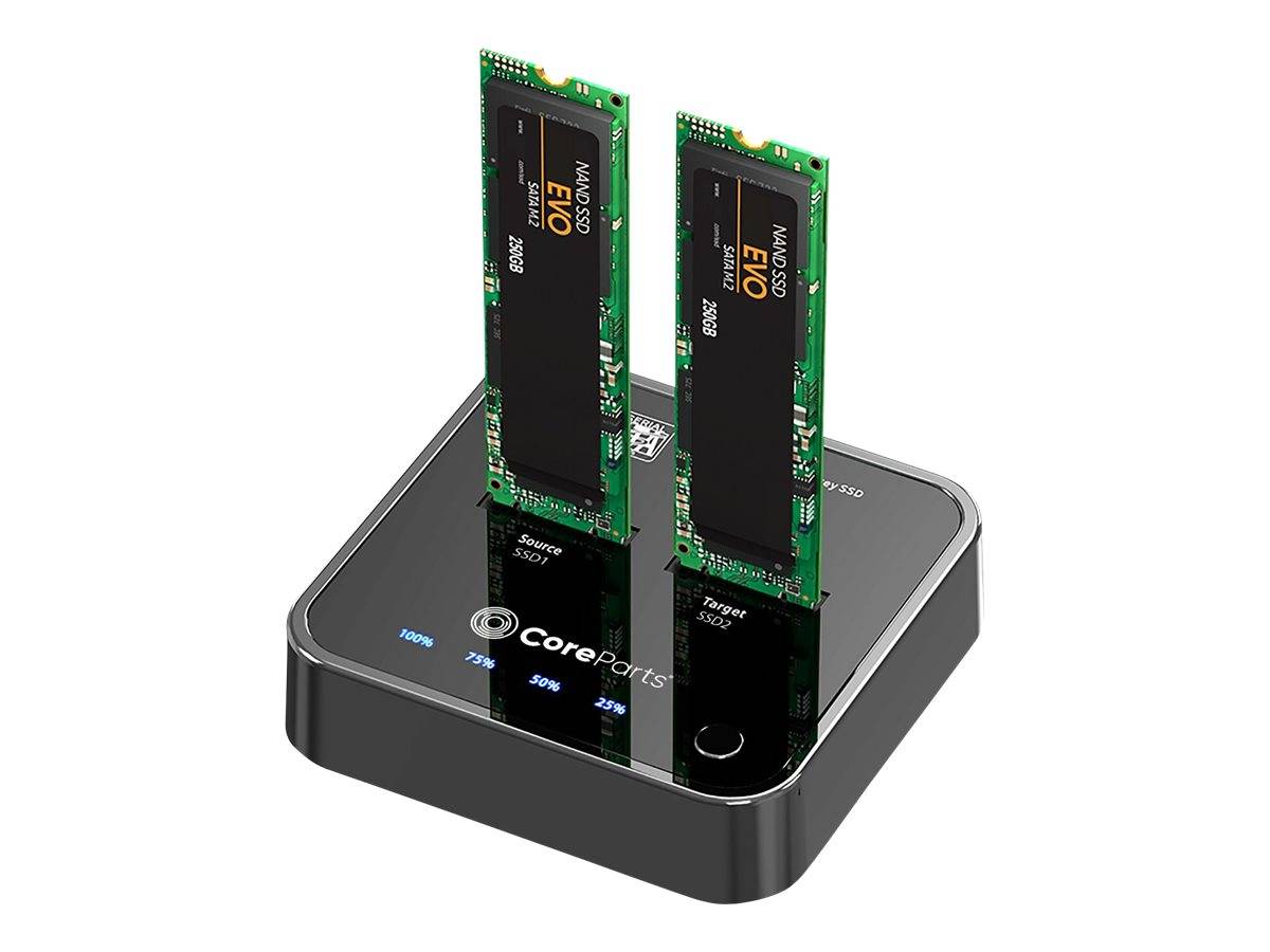 MicroBattery CoreParts - SSD-Dockingstation - 10 Gbps, mit Klonfunktion, Box