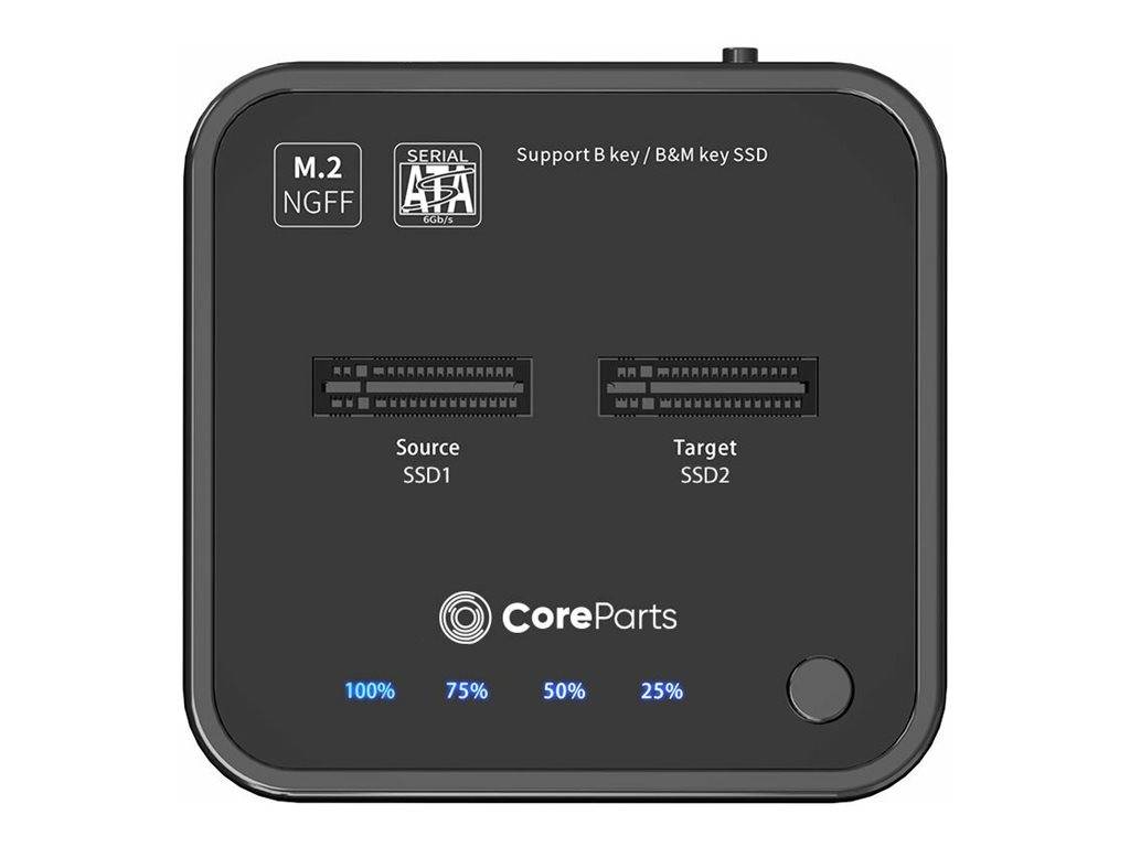 MicroBattery CoreParts - SSD-Dockingstation - 10 Gbps, mit Klonfunktion, Box