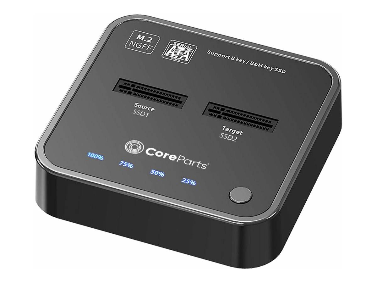 MicroBattery CoreParts - SSD-Dockingstation - 10 Gbps, mit Klonfunktion, Box