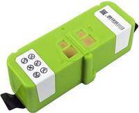 Grüner elektrischer Prüfer mit Stecker und vier Anzeigleuchten, die Symbole für Betriebstests anzeigen, und ein Barcodeetikett auf der Seite.