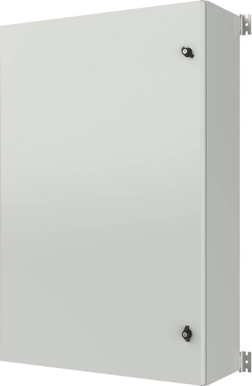 Ein schlanker, moderner rechteckiger Spiegel mit dünnem Rahmen, der einen weichen, neutralen Hintergrund reflektiert.