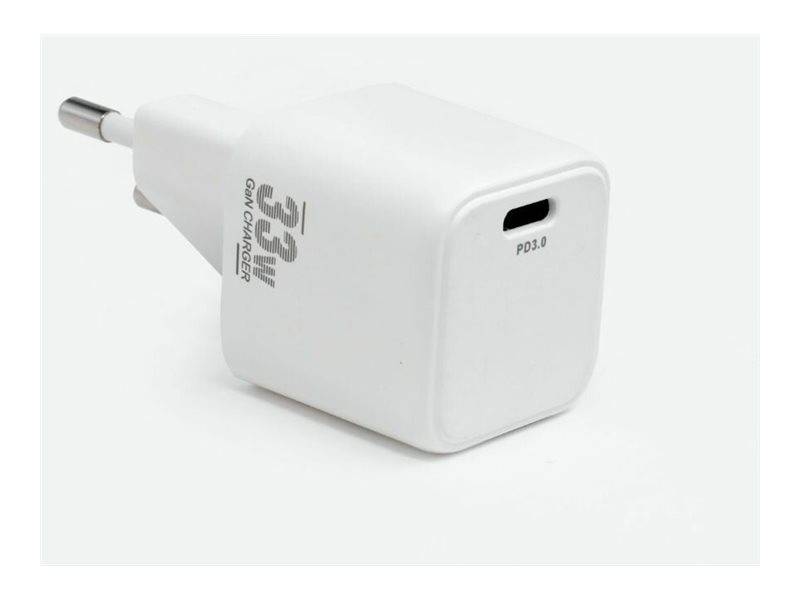 MicroBattery CoreParts - Netzteil - GaN-Technologie, Einzelport, EU-Stecker - 33