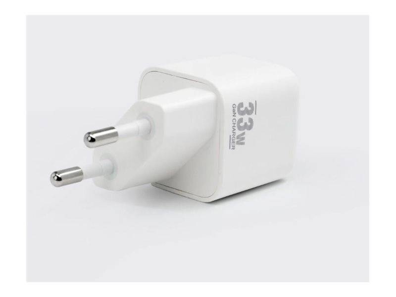 MicroBattery CoreParts - Netzteil - GaN-Technologie, Einzelport, EU-Stecker - 33
