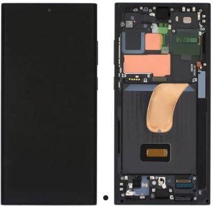 „Telefon zerlegt, um interne Komponenten zu zeigen, einschließlich Schaltkreisen, Batterieplatz und Anschlüssen, die technisches Design und Anordnung demonstrieren.