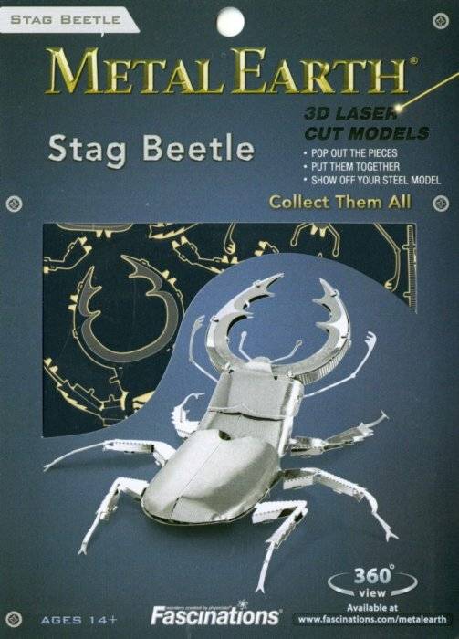 „3D-Laserschnitt-Modell Hirschkäfer