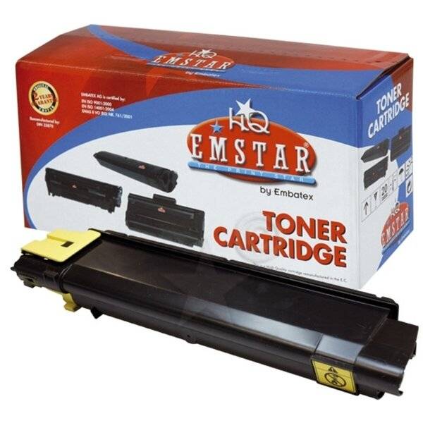 EMSTAR-Tonerpatrone von Embatex, gezeigt vor ihrer Produktbox-Verpackung.