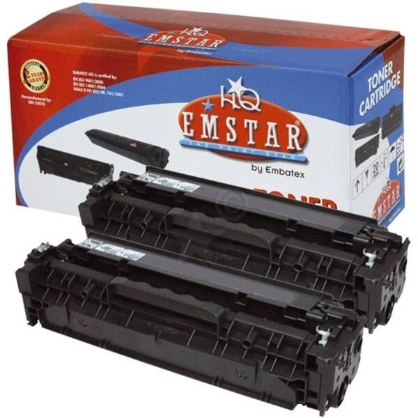 Alternativ Emstar Tonerkartusche schwarz Doppelpack (09H679H679/H805 9H679H679 9.