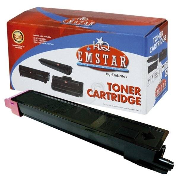 HMSTAR-Tonerpatrone mit ihrer Einzelhandelsverpackung gezeigt, mit der Marke 