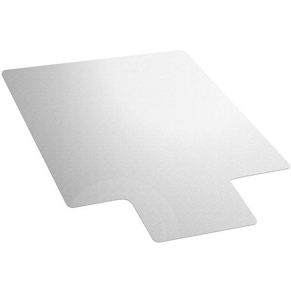 Blanke Silbermetallplatte mit ausgekerbter Ecke, dargestellt auf weißem Hintergrund.
