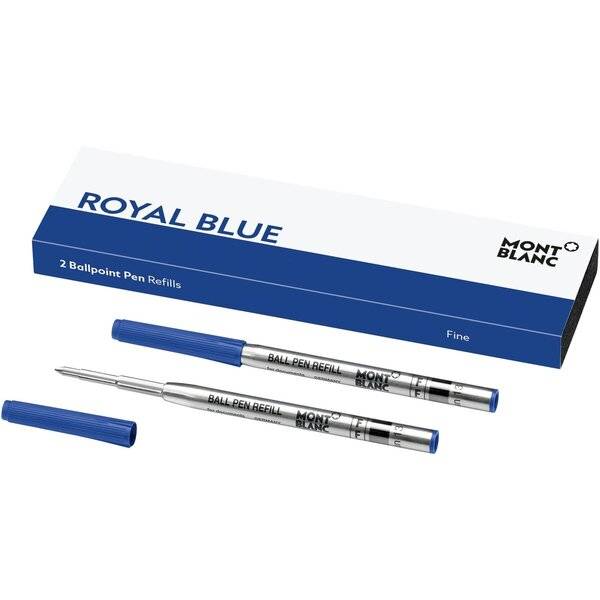 Kugelschreibermine - F 2 Minen royal blue.