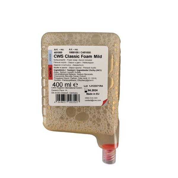 ClassicFoam Schaumseife Classic mild 400ml 12 Flaschen.