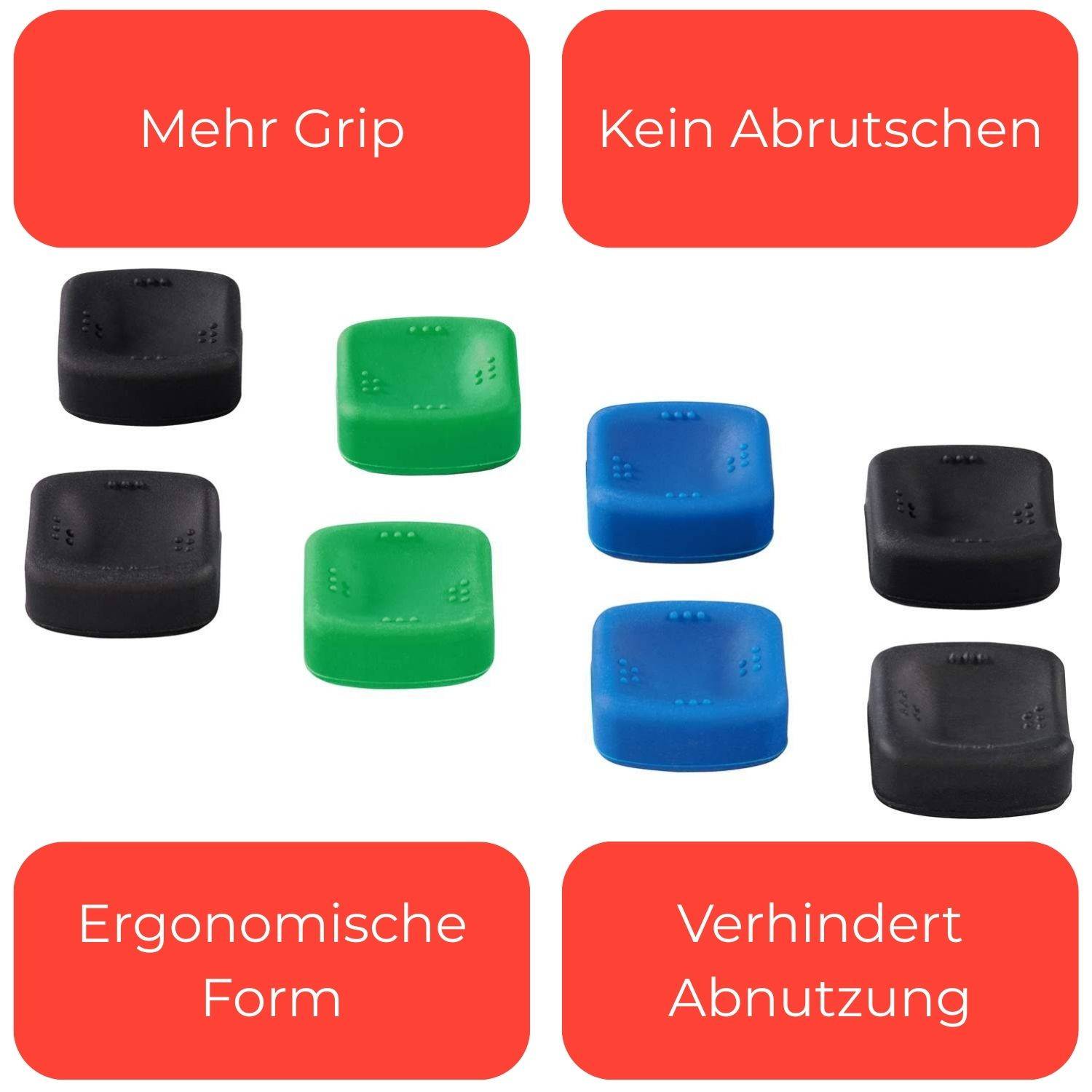 8in1 Control-Stick-Aufsätze-Set Square für PlayStation/Xbox