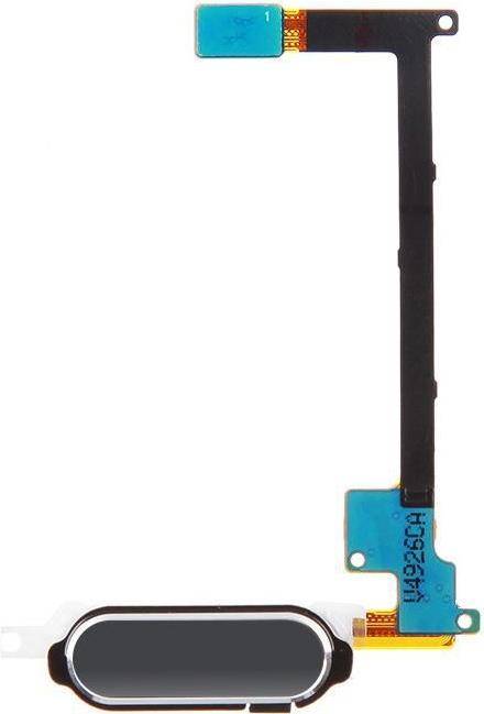 Ein blau-schwarzes internes Telefonkomponent mit Schaltungsdetails; möglicherweise ein Smartphone-Ersatzteil für Reparatur- oder Montagezwecke.