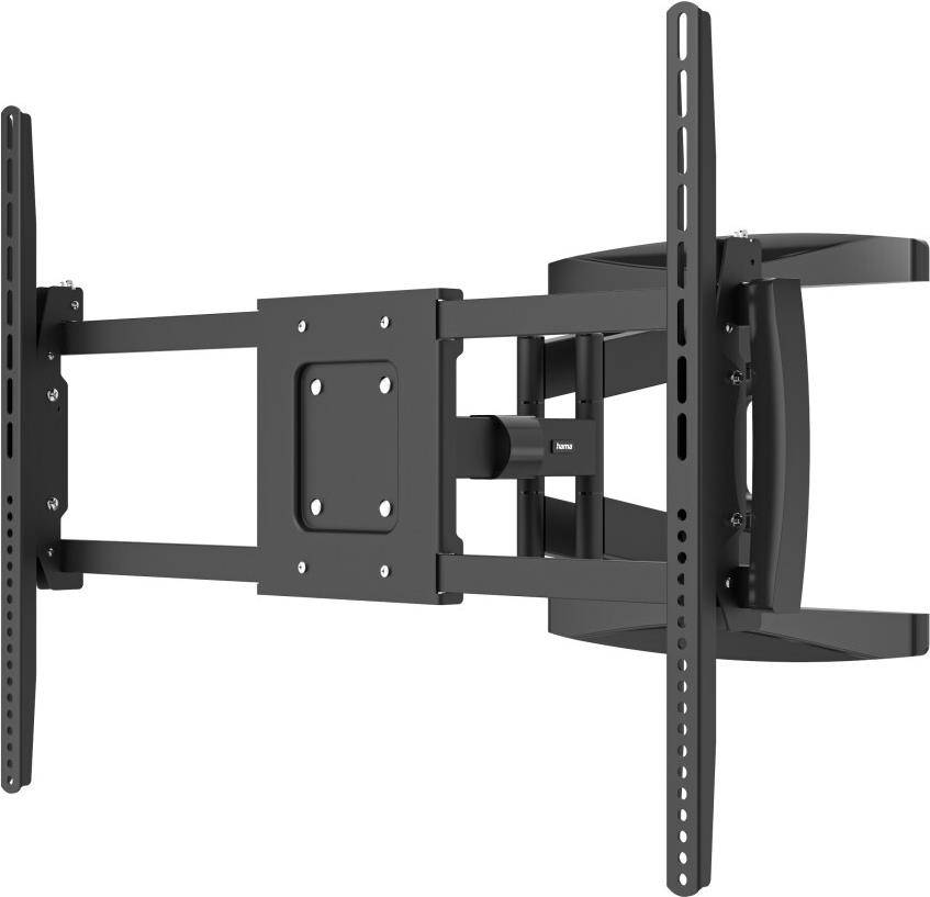 Wandmontierbare verstellbare TV-Halterung mit mehreren Gelenken und Schraubenlöchern, die Neigen und Schwenken ermöglicht. Aus Metall gefertigt.