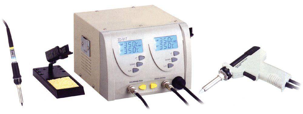 Lötstation mit dualen digitalen Displays, auf denen jeweils „350°C