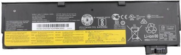 CoreParts Laptop Battery, 24Wh 3 Cell FRU01AV422 (61 version) for Lenovo ThinkPad T T470, T570, T580, T480, P51s, A