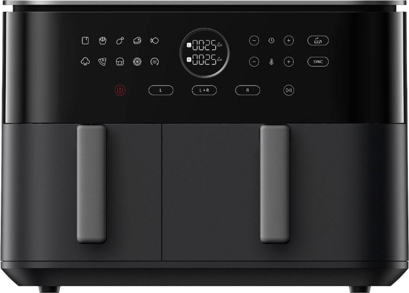 Xiaomi Dual Zone Air Fryer 10L Heißluftfritteuse MAF-D1001 Schwarz