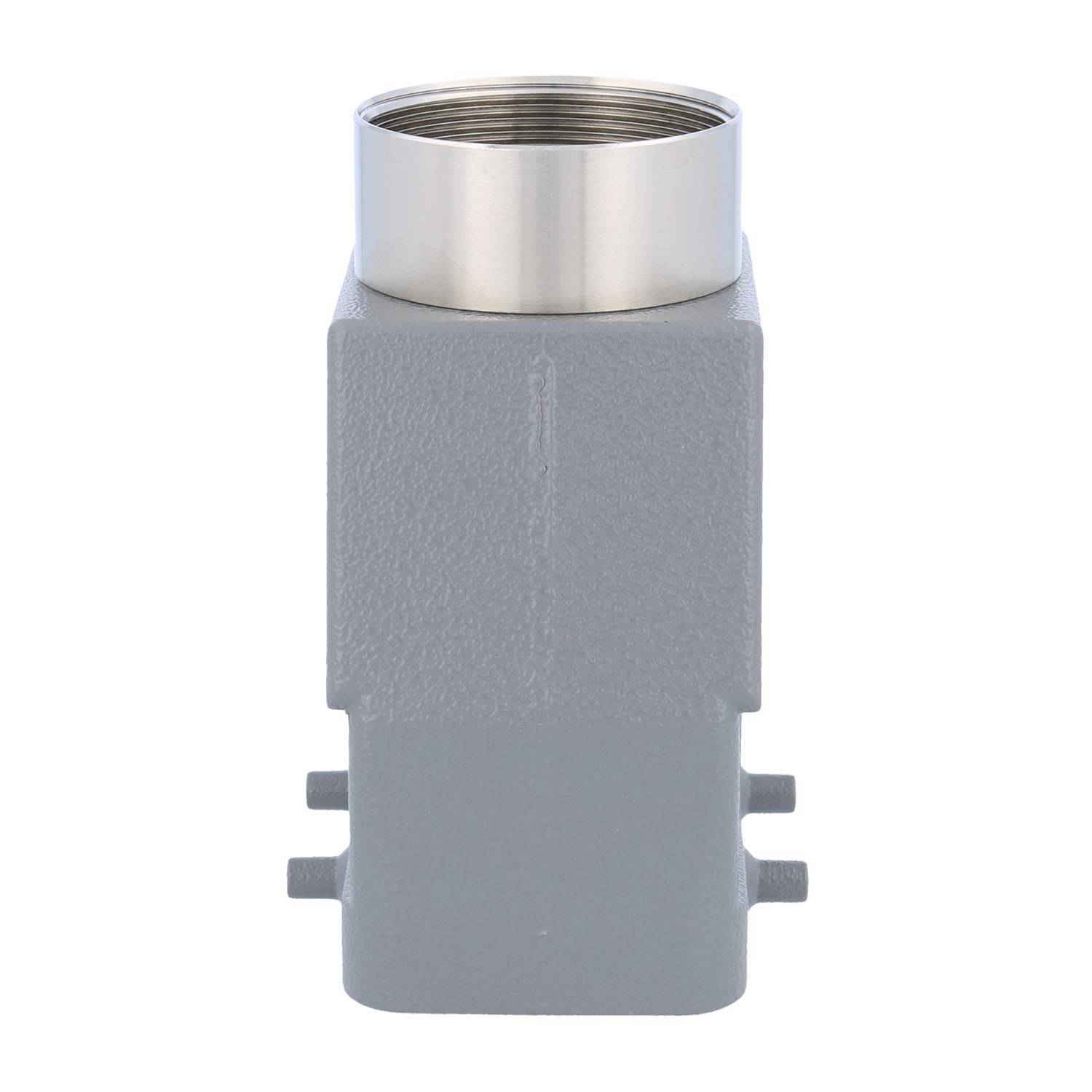 HARTING Han 10B Tüllengehäuse hoch, 1xM40 gerader Kabelabgang, für 2 Bügel (am Unterteil) Verschraubung M40