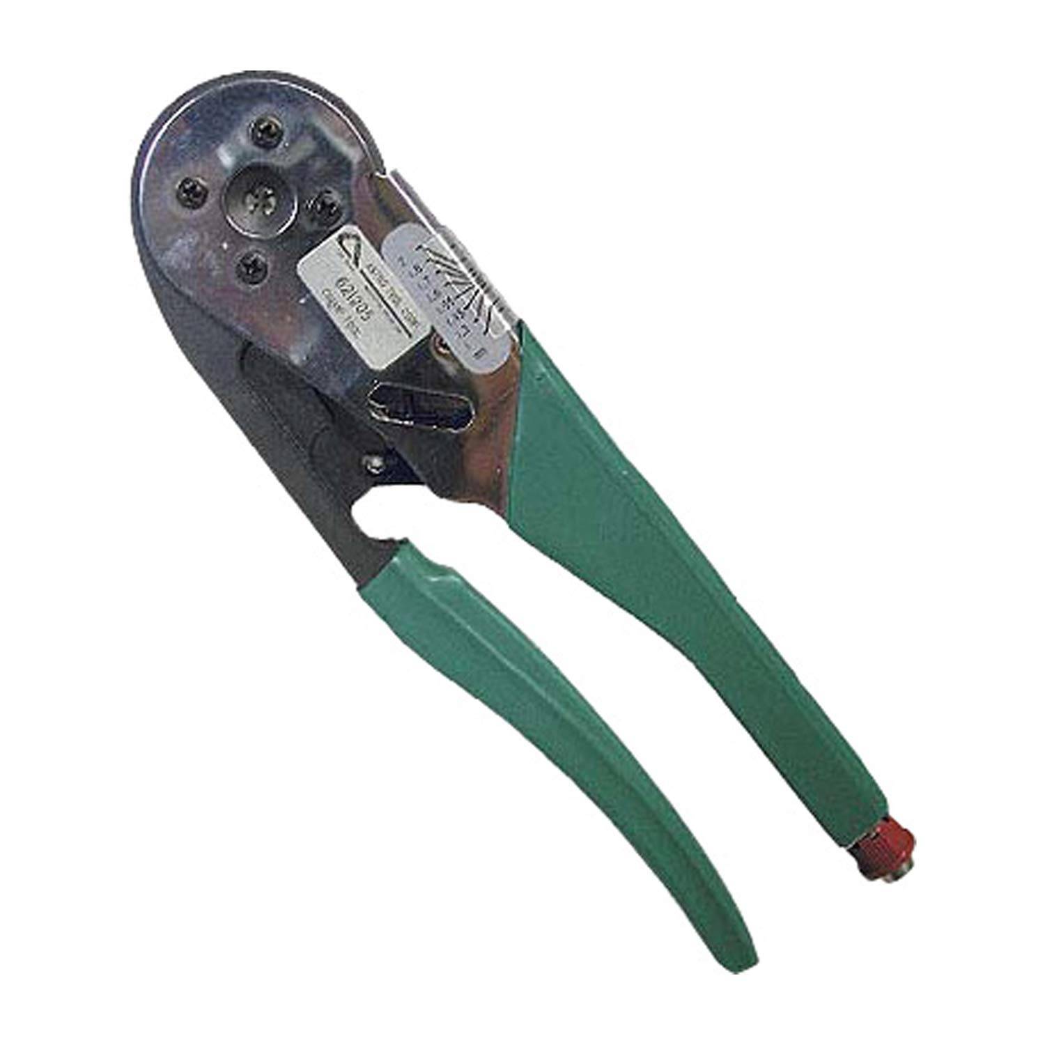 HARTING 4-Kerb Crimpzange inkl. Positionshülsen und Justierdorn für Kontaktart: D/E/C Crimpkontakt Querschnitt 0,14mm²
