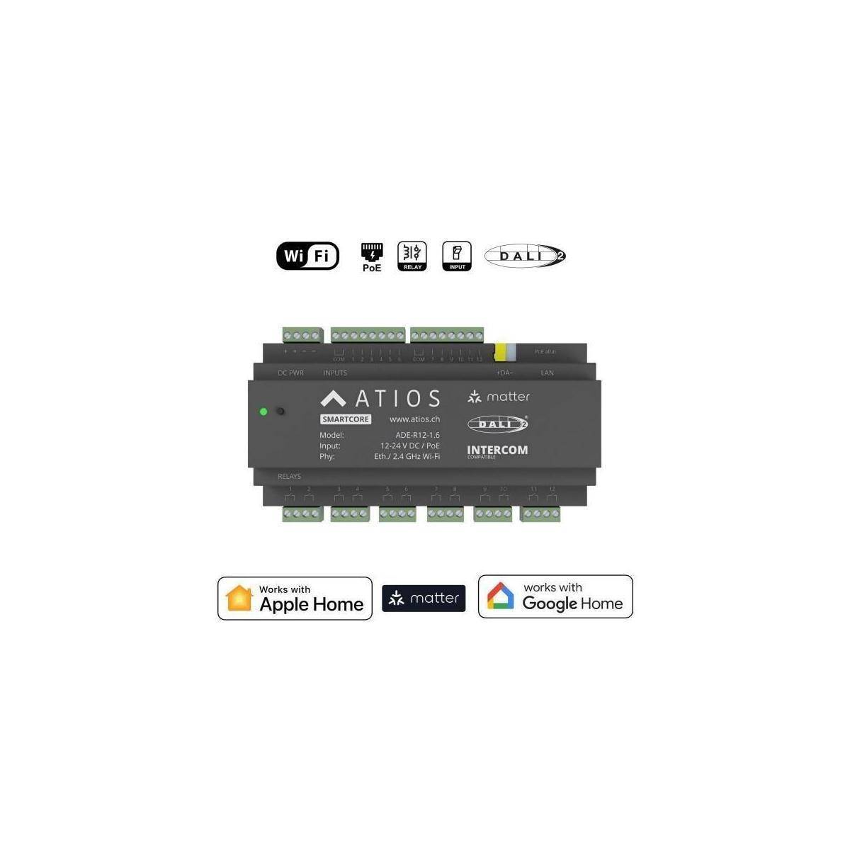 ATILADER12 - Atios KNX Bridge ADE-R12 (Matter over LAN)