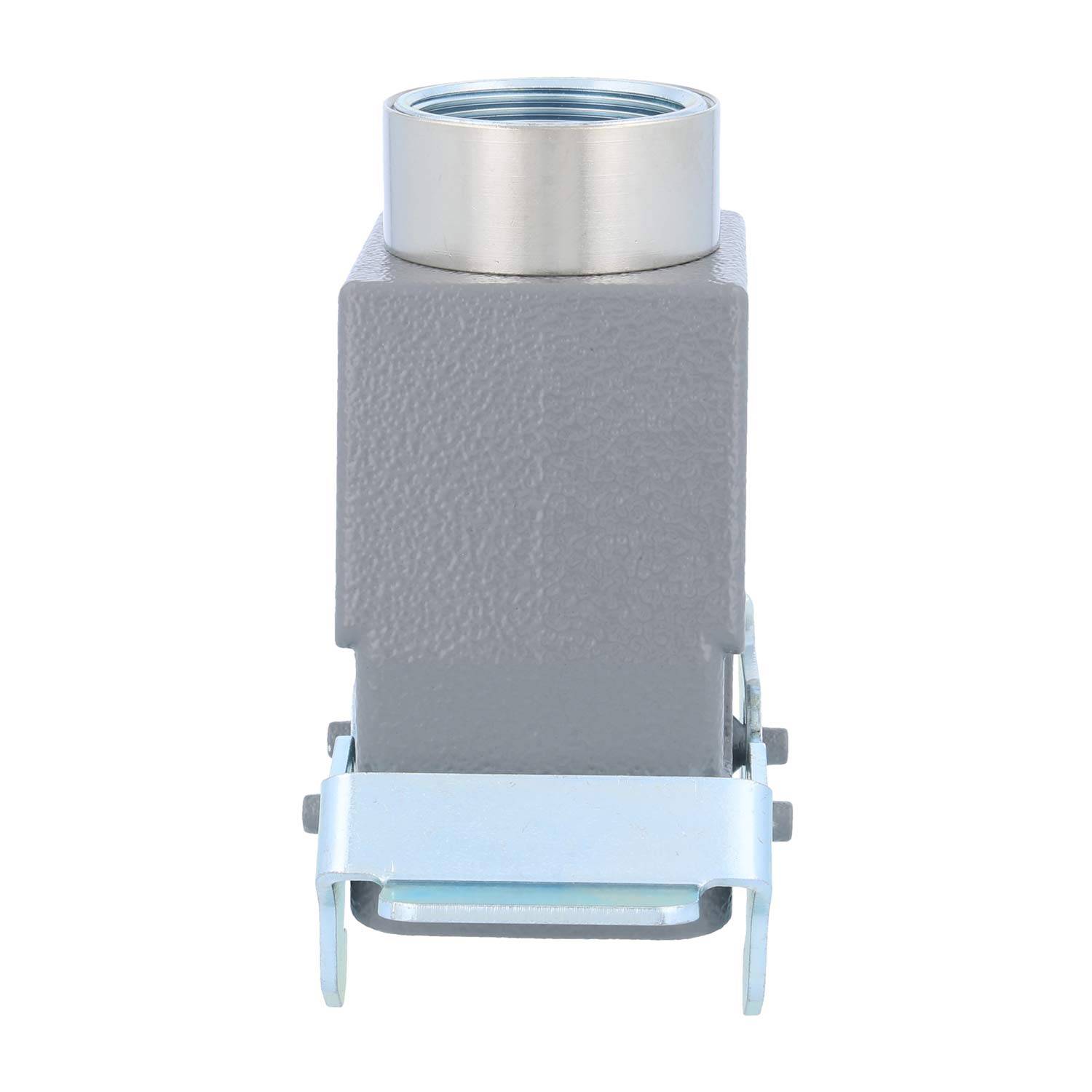 HARTING Han 10B Tüllengehäuse hoch, 1xM32 gerader Kabelabgang, für 2 Bügel (am Unterteil) Verschraubung M32