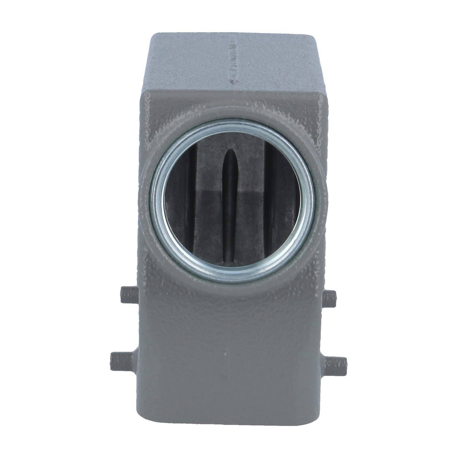 HARTING Han 16B Tüllengehäuse hoch, 1xM32 seitlicher Kabelabgang, für 2 Bügel (am Unterteil) Verschraubung M32