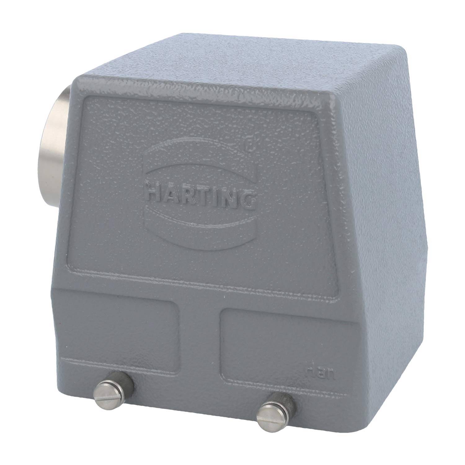 HARTING Han 32B Tüllengehäuse hoch, 1xM32 seitlicher Kabelabgang, für 2 Bügel (am Unterteil) Verschraubung M32
