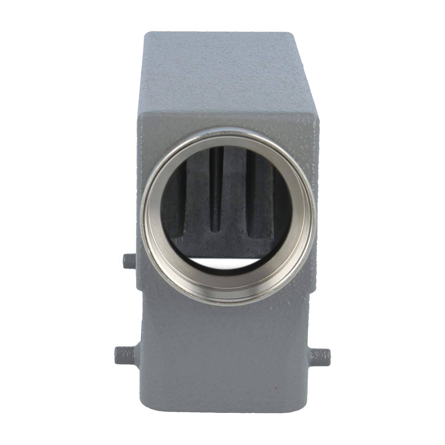 HARTING Han 24B Tüllengehäuse hoch, 1xM40 seitlicher Kabelabgang, für 2 Bügel (am Unterteil) Verschraubung M40