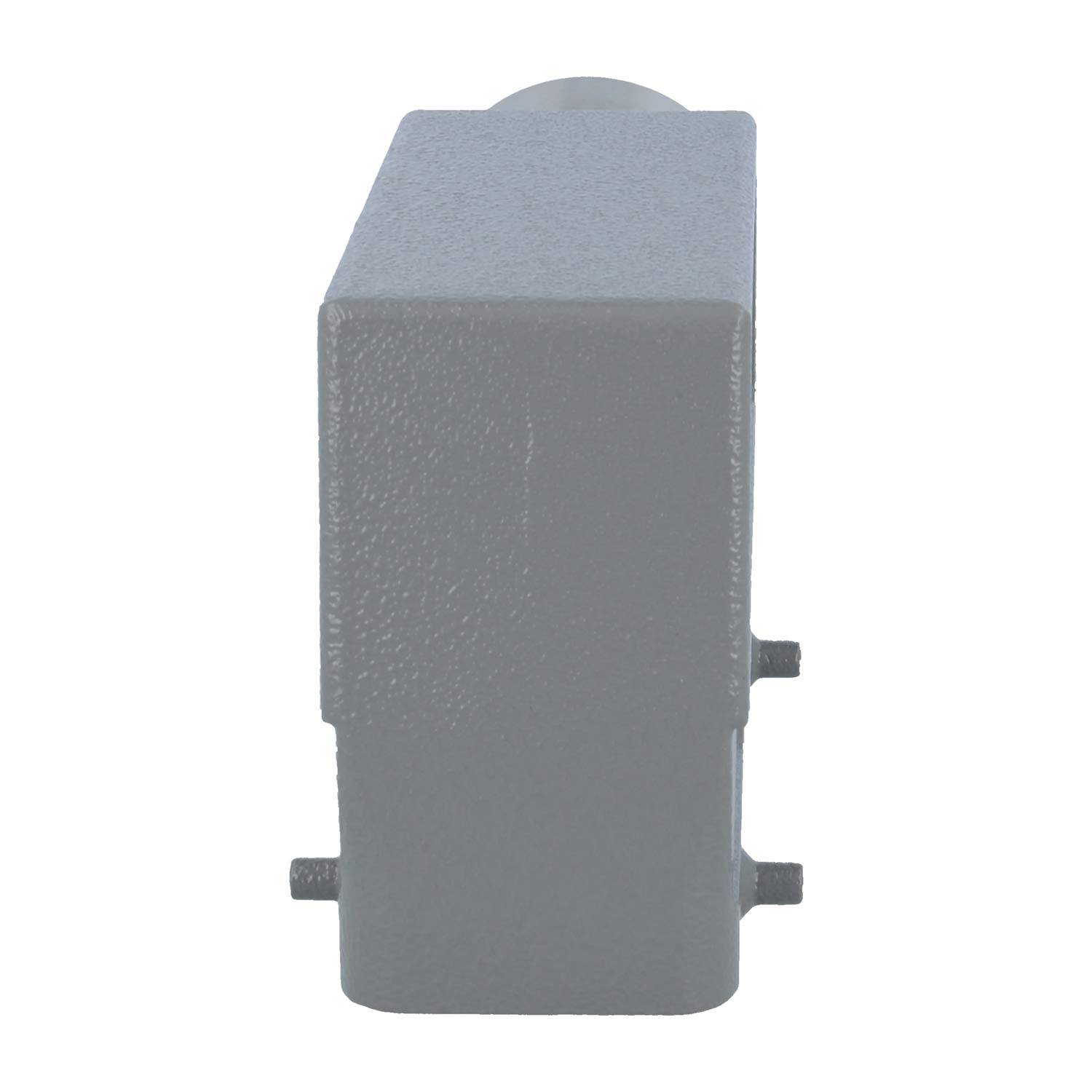 HARTING Han 24B Tüllengehäuse hoch, 1xM40 seitlicher Kabelabgang, für 2 Bügel (am Unterteil) Verschraubung M40