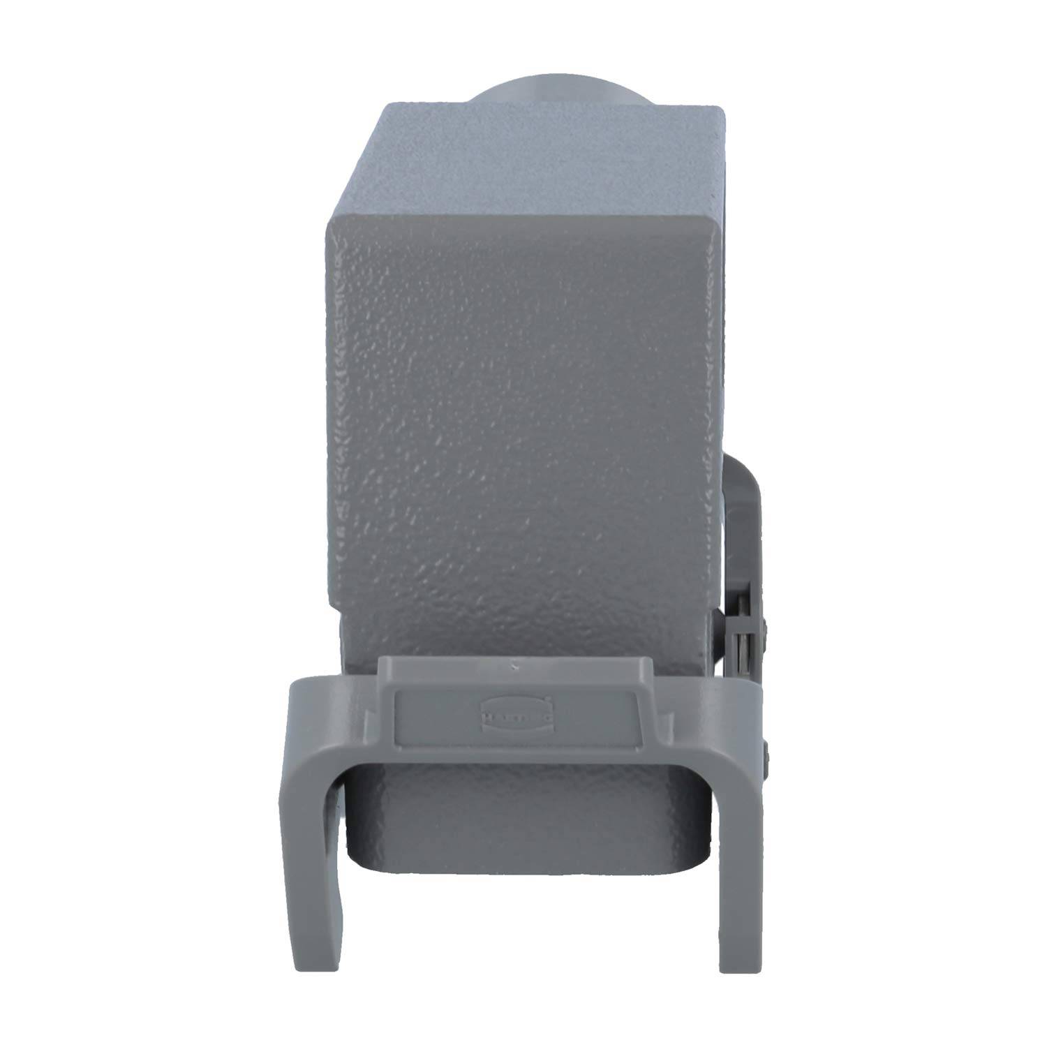 HARTING Han 16B Tüllengehäuse hoch, 1xM40 seitlicher Kabelabgang, mit 2 Querbügeln Verschraubung M40 Klemmbereich