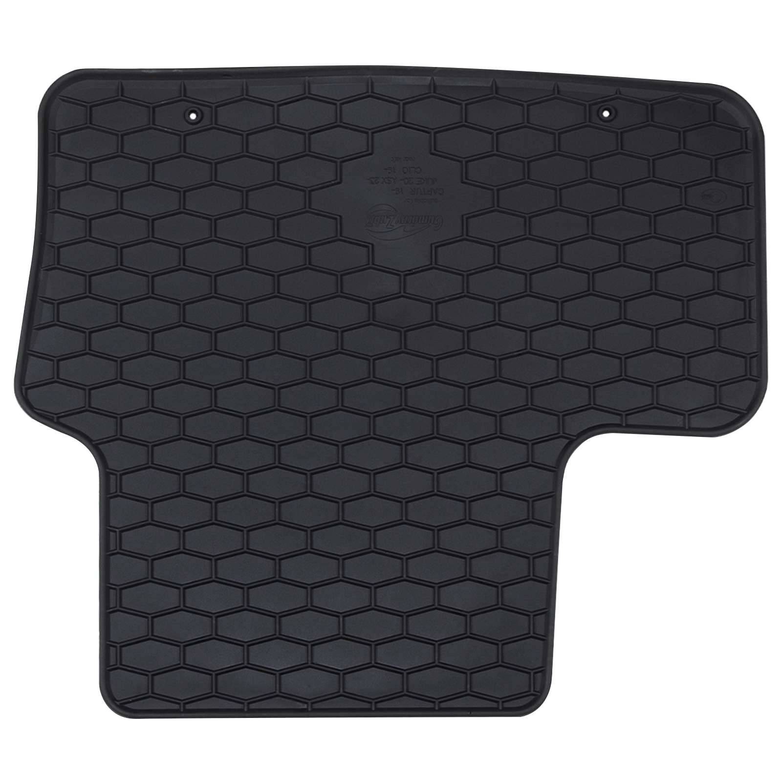 vidaXL Autofußmatte 4 pcs Schwarz Geeignet für CAPTUR 2020- Gummi